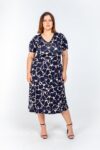 Plus Size Κλος Φόρεμα με V | Νube