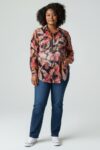 Μπλουζοπουκάμισο Flora - Φλοράλ πουκαμίσα με γιακά
