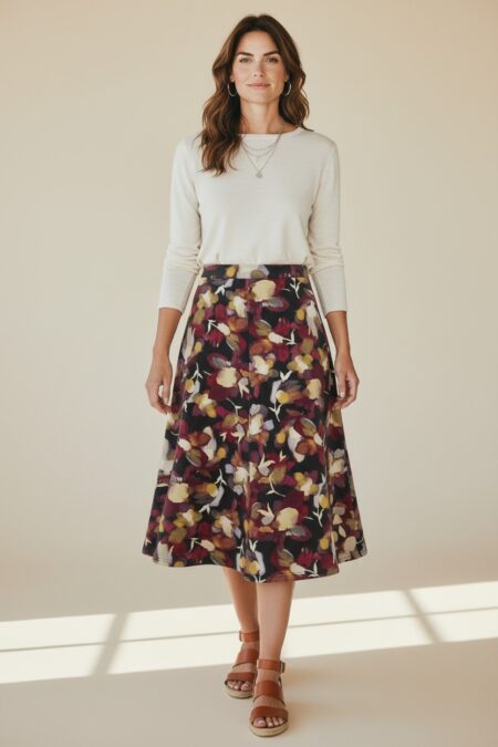 Φούστα με λάστιχο στη μέση Tetti