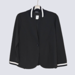 Σακάκι κουμπωτό με λευκό ρέλι / Tuli